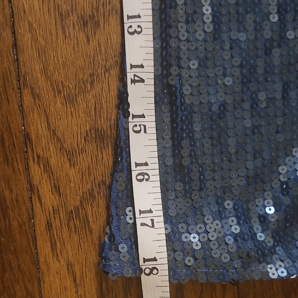 Charlotte Russe Sparkling Blue Sequin Camisole - Picture 6 of 7